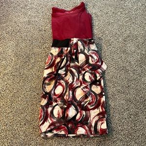 🤩work set🤩 woman’s skirt and long sleeve knit shirt